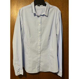 Long Tall Sally Size 12 Ladies Pin Striped Shirt